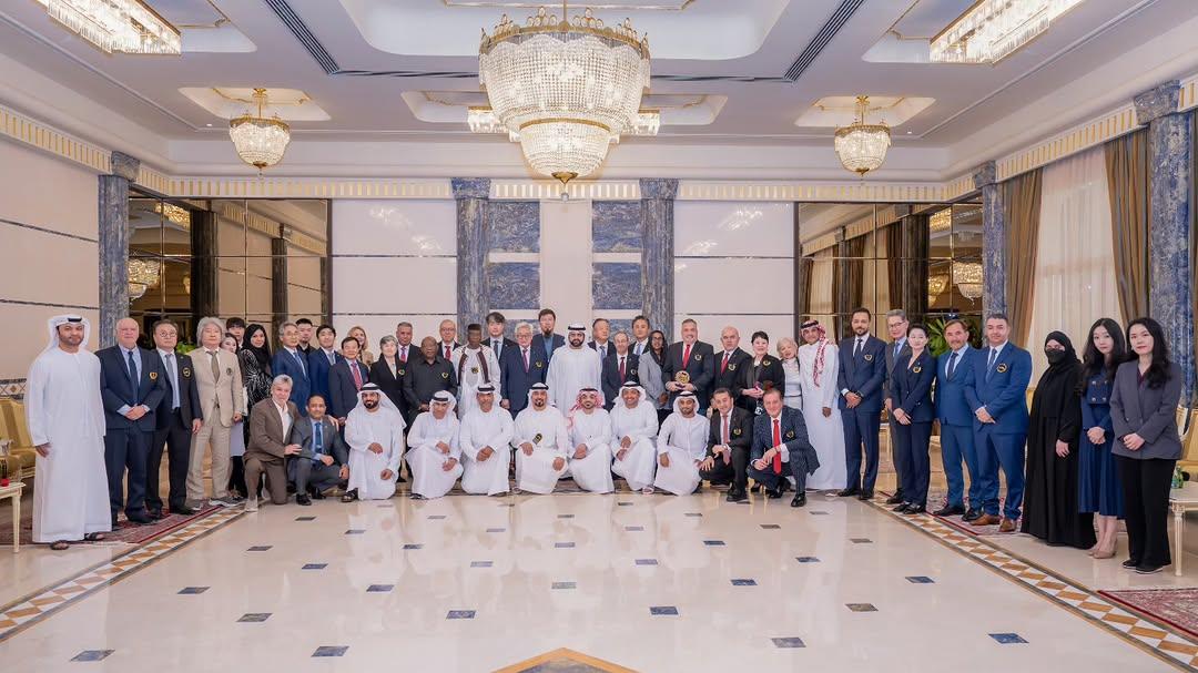 إستقبال سمو الشيخ محمد بن حمد بن محمد الشرقي رئيس الاتحاد الدولي للتايكواندو 